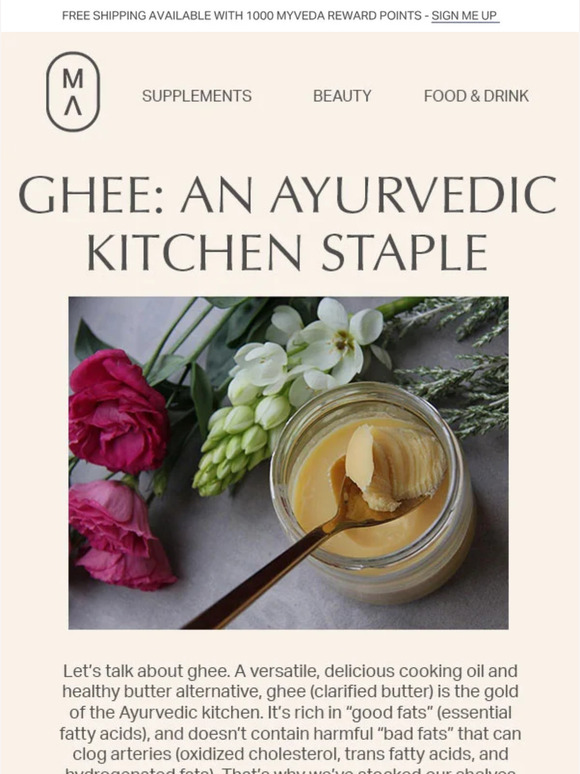 🌱Why Ghee Should Be In Every Ayurvedic Kitchen🌱