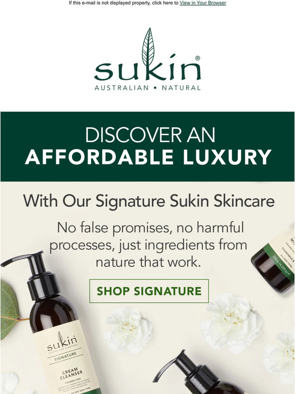 Our Signature Skincare Is An Affordable Luxury