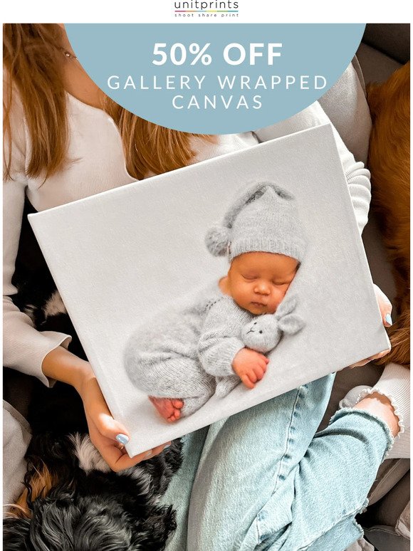 Gallery Wrapped Canvas Sale 50% off