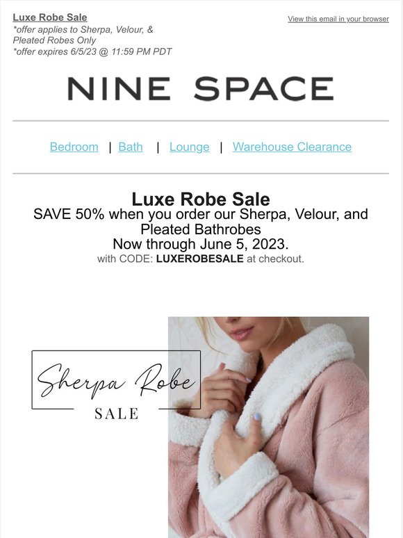 Luxe Robe Sale is On 😍
