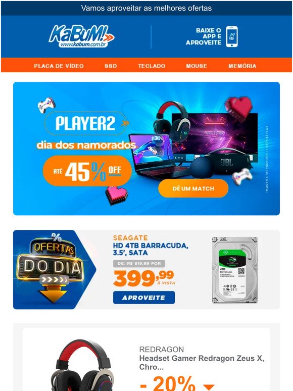 Ofertas ATIVADAS ✔️  Vem aproveitar as ofertas do Player 2 👉 Clica!