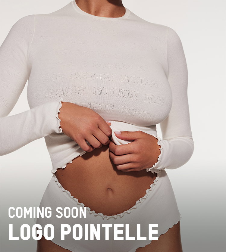 Just Dropped: Logo Pointelle - SKIMS