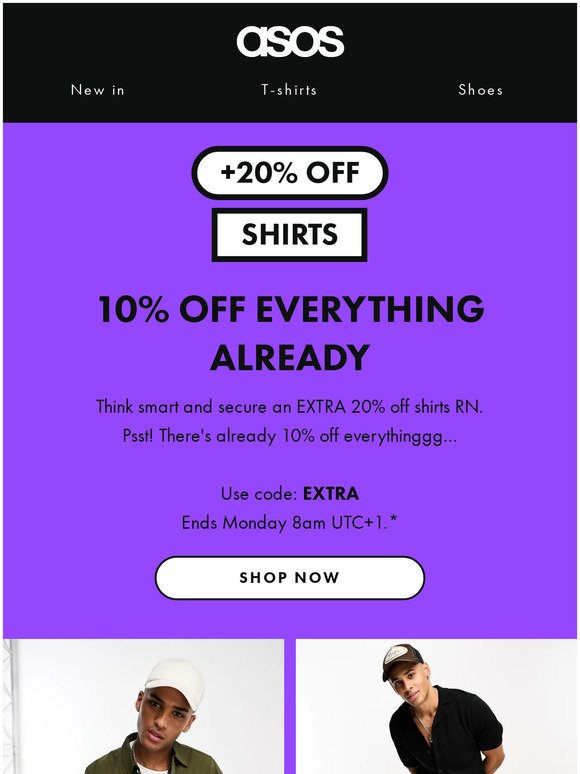 10% off EVERYTHING?! 🕺