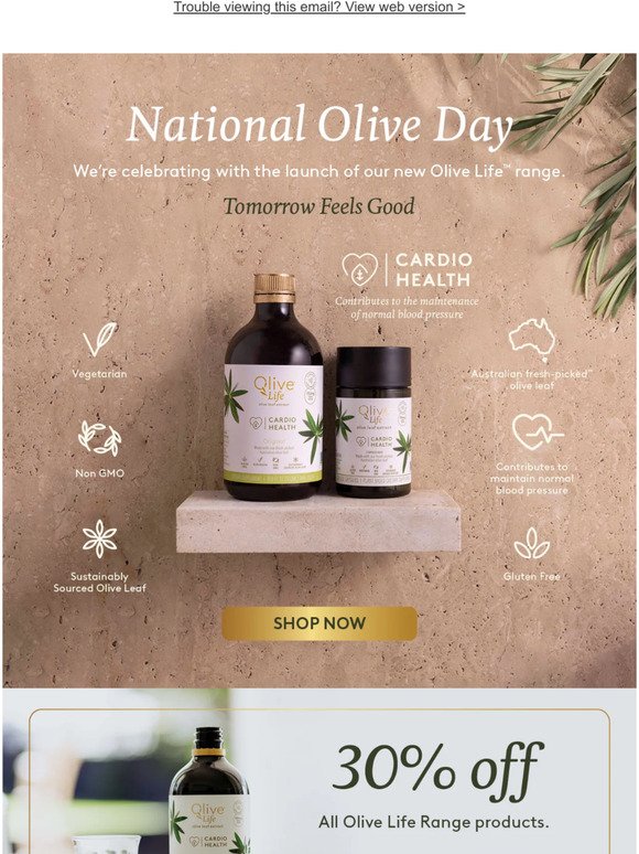Get 30% Off Olive Life Range: Celebrate National Olive Day with Savings!