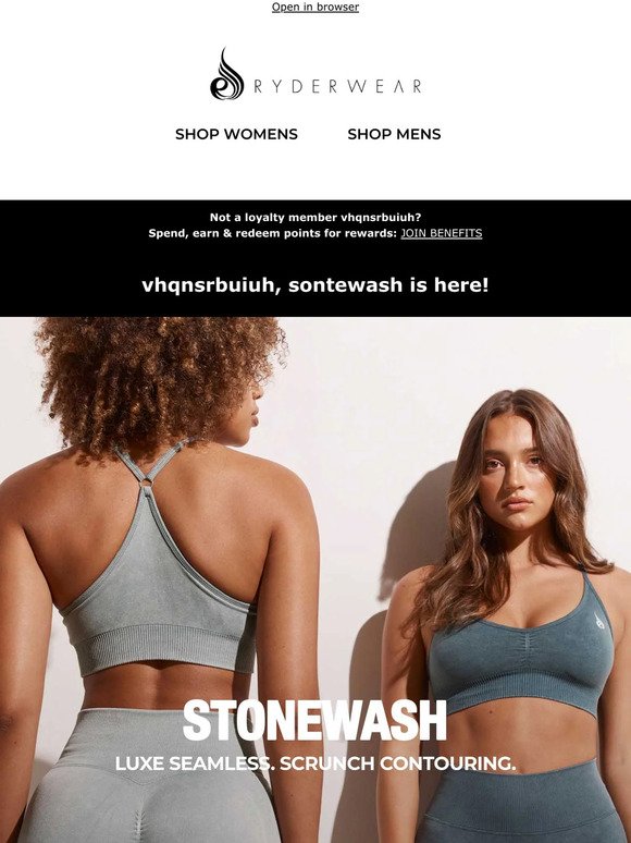 🚀 LAUNCHED: Stonewash Seamless has landed!