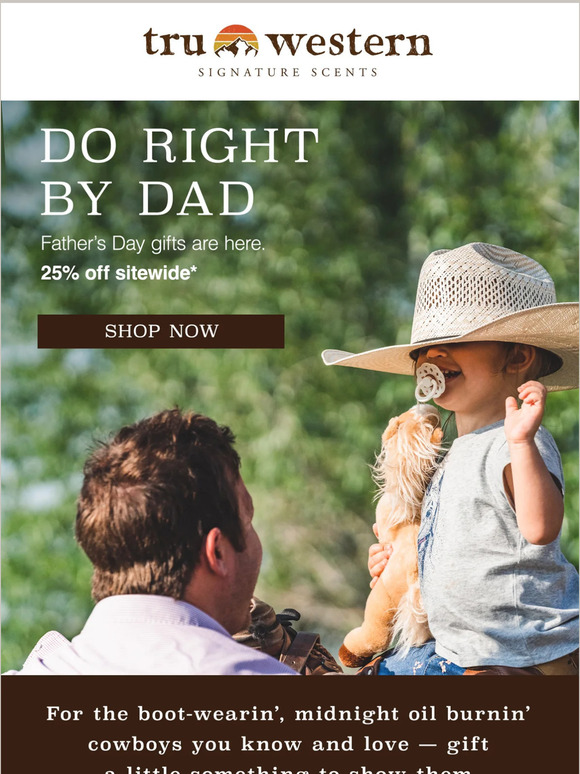 25% off for Father’s Day!​