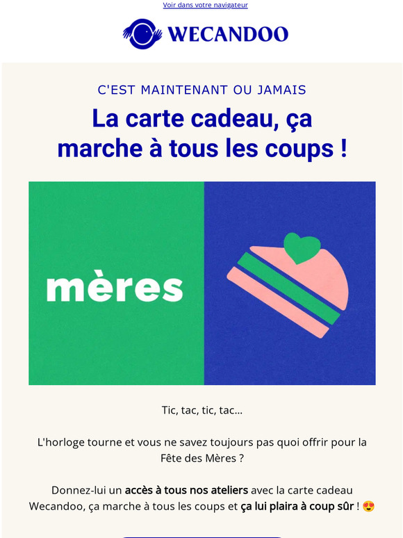 C'est maintenant ou jamais... 💌