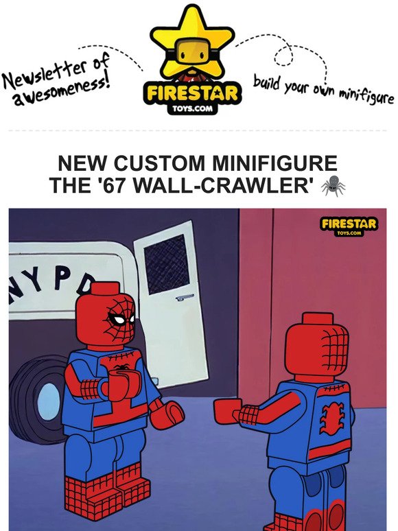 Create Iconic Memes with The NEW '67 Wall-Crawler' Custom Minifigure 🕷️