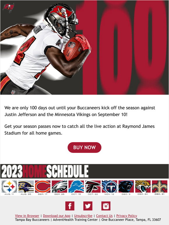 Buccaneers Announce 2023 Home Game Themes, Including Creamsicle Uniforms  and Rondé Barber HOF Game
