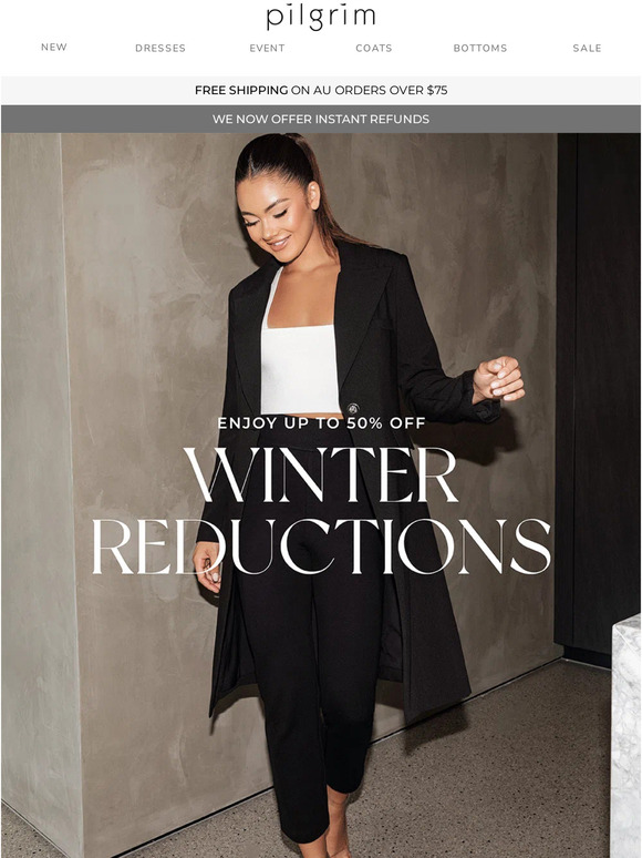 Up to 50% Off WINTER REDUCTIONS ❄️
