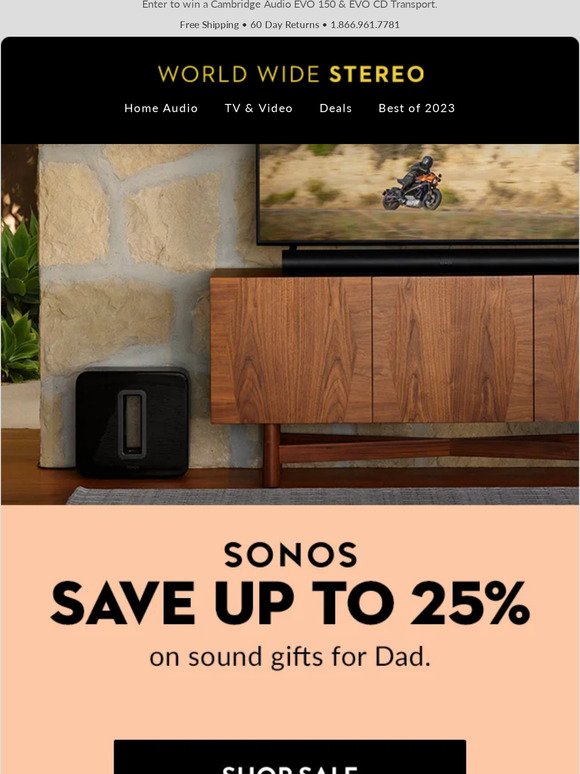 💰 SONOS Sale! Save Up To 25% On Sound Gifts For Dad 👍