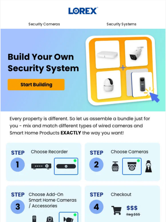 Personalize your security system with our new tool!