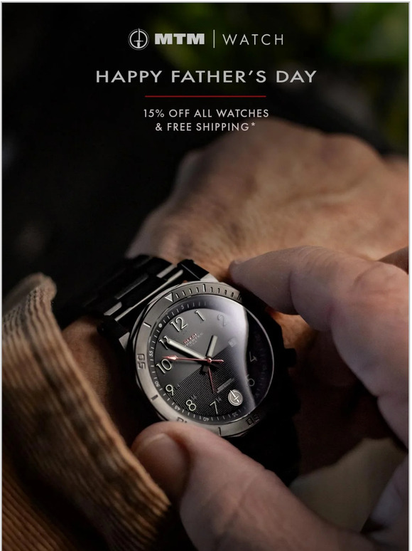 Celebrate Dad With 15% Off