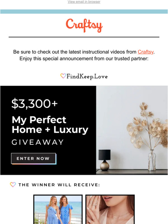 Enter to Win! $3,300 For the My Perfect Home + Luxury Giveaway!
