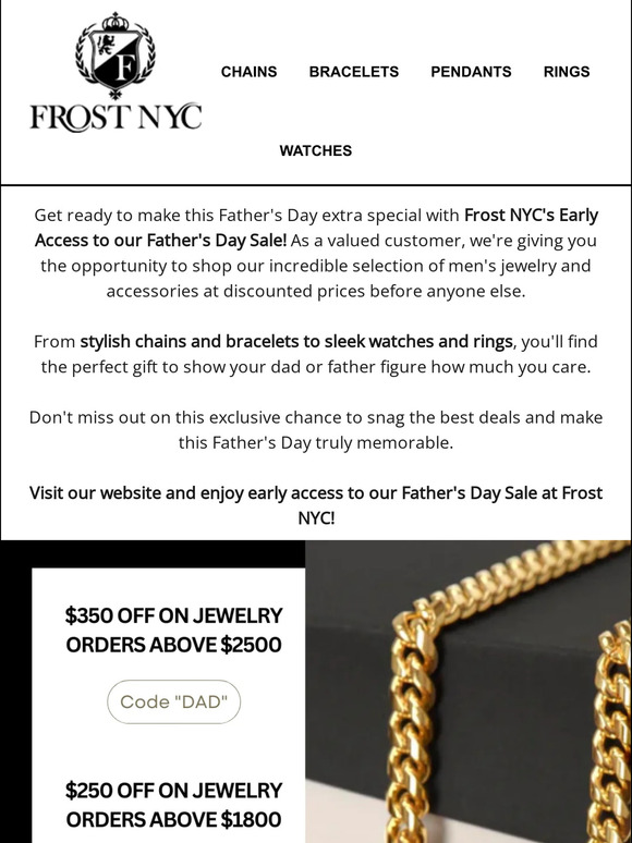 Frost nyc store bracelet