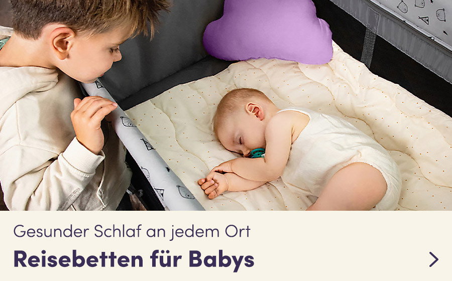 Gesunder Schlaf an jedem Ort: Reisebetten für Babys