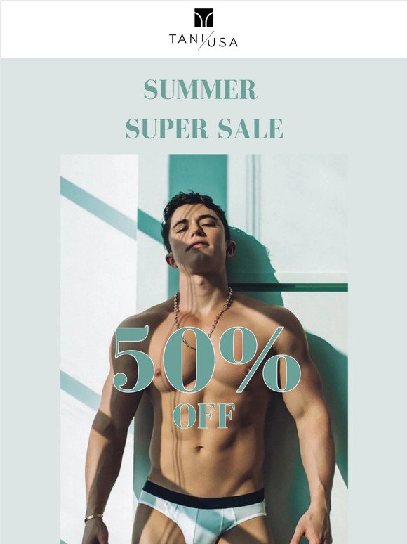 Summer Super Sale: 50% OFF Storewide ⛅