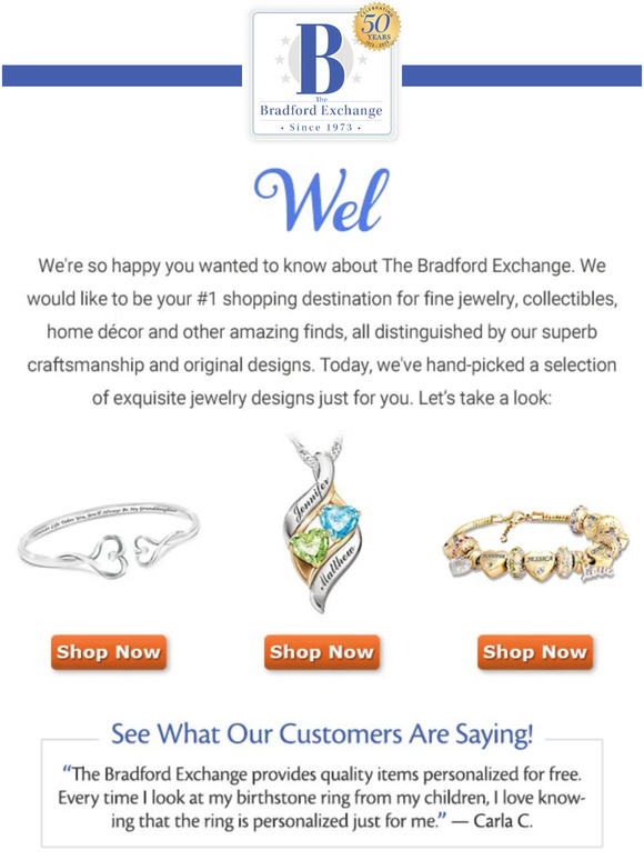 The Bradford Exchange Online to The Bradford Exchange! Milled