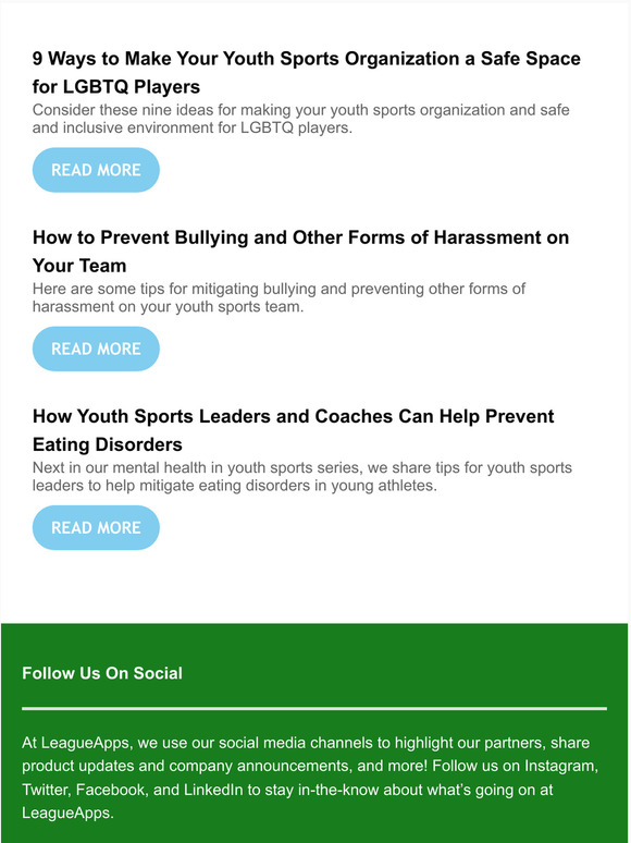 The LeagueApps Youth Sports Highlight Reel