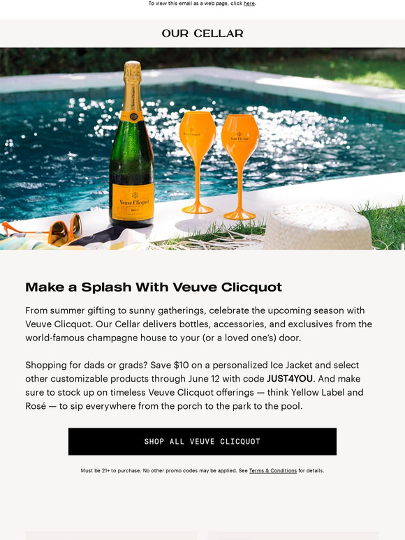 Splash Of Veuve Clicquot