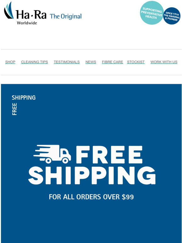 FREE SHIPPING FROM $99 💙