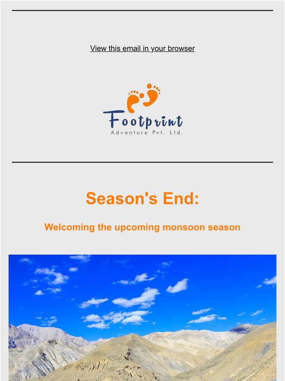 Season's End: Welcoming the upcoming Monsoon Season