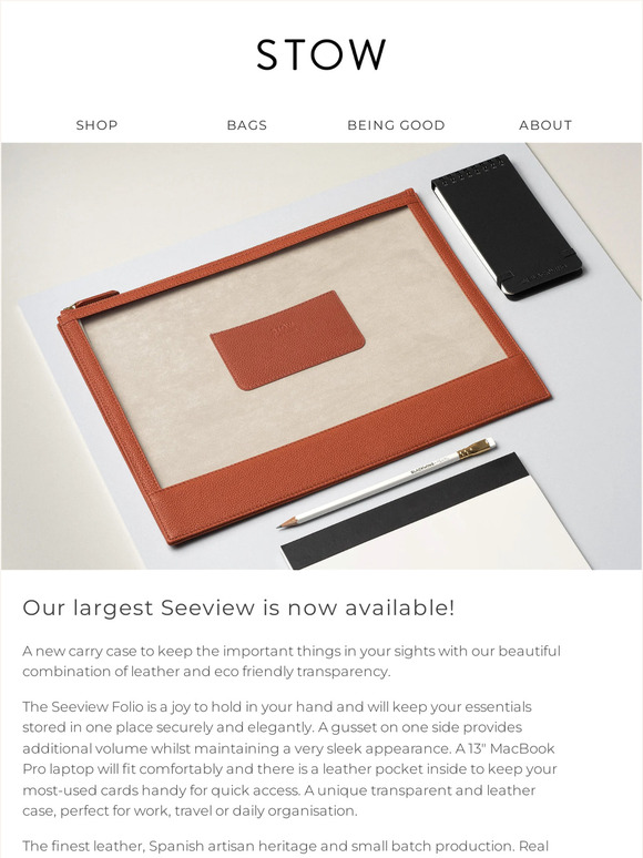 NEW Seeview Folio