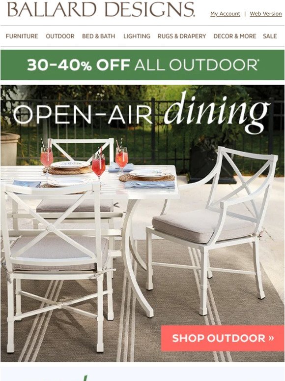 Outdoor sale 🌳 30-40% off