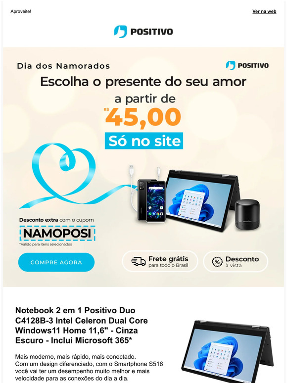 O presente para o seu amor, está aqui! 🎁