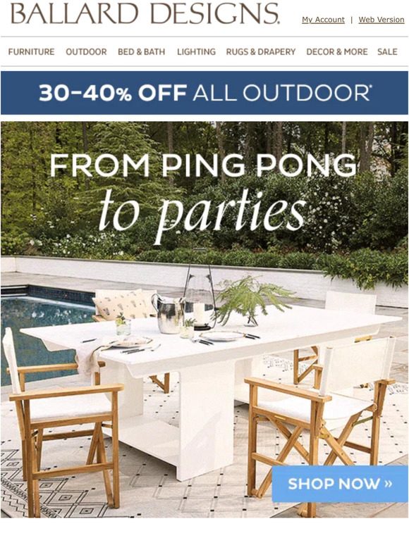 Score 🏓 30-40% off outdoor