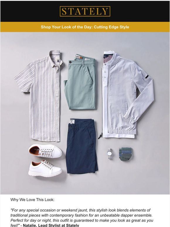 Stately Look of the Day Cutting Edge Style Milled