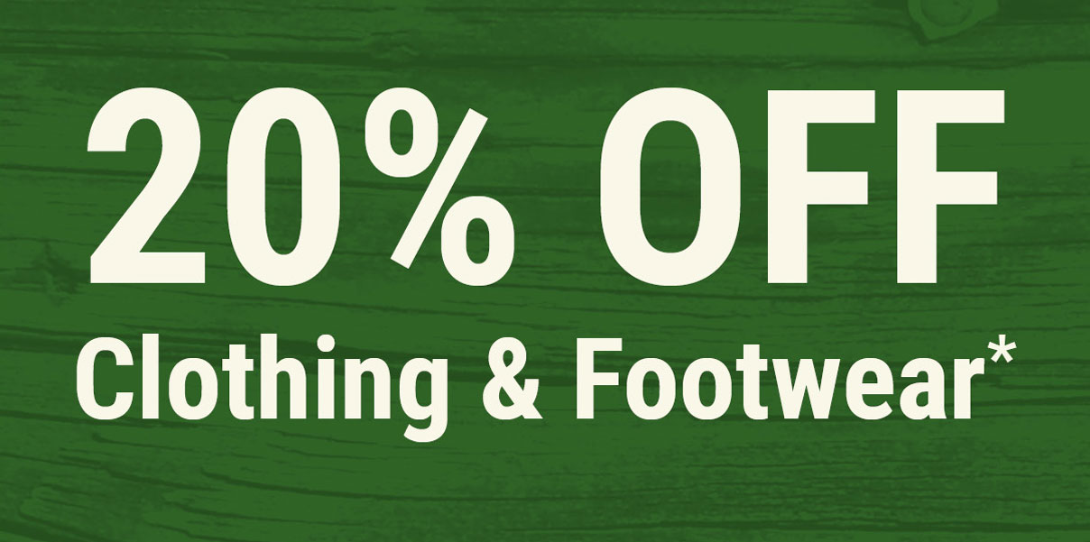 20% Off Clothing