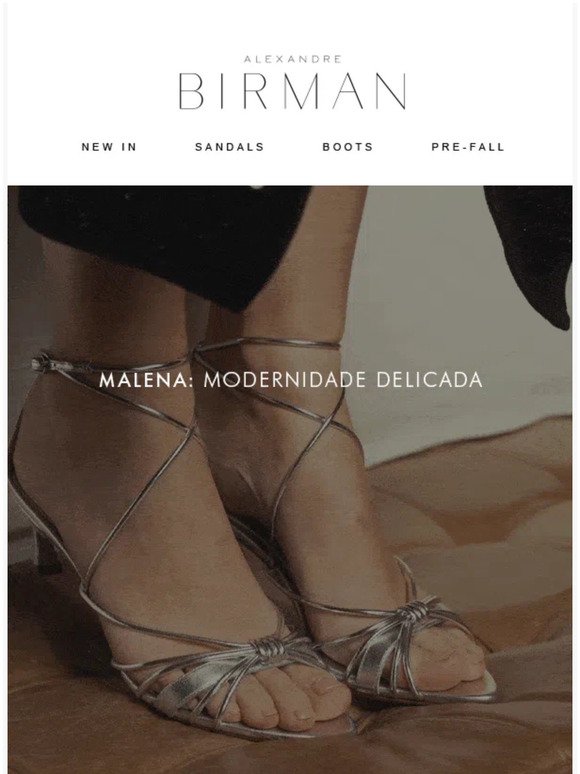 Moderna e Sofisticada: Sandália Malena
