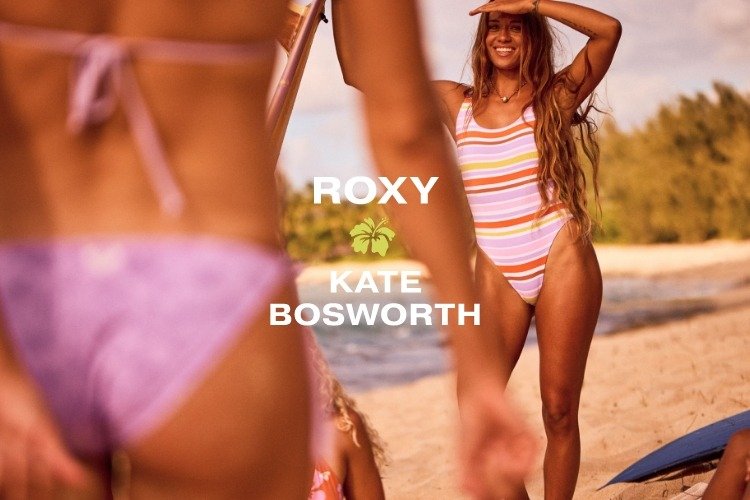 Roxy X Kate Bosworth Surf.Kind.Kate Floral Wetsuit One-Piece Swimsuit
