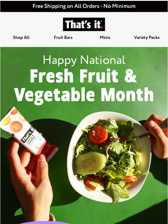 June is National Fresh Fruit & Vegetable Month 🍎🥦
