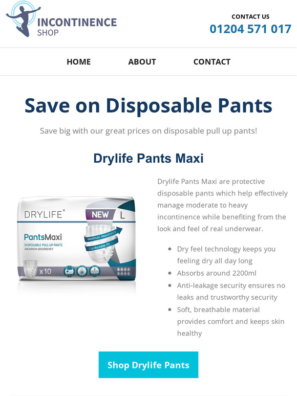 Save on Disposable Pull Up Pants