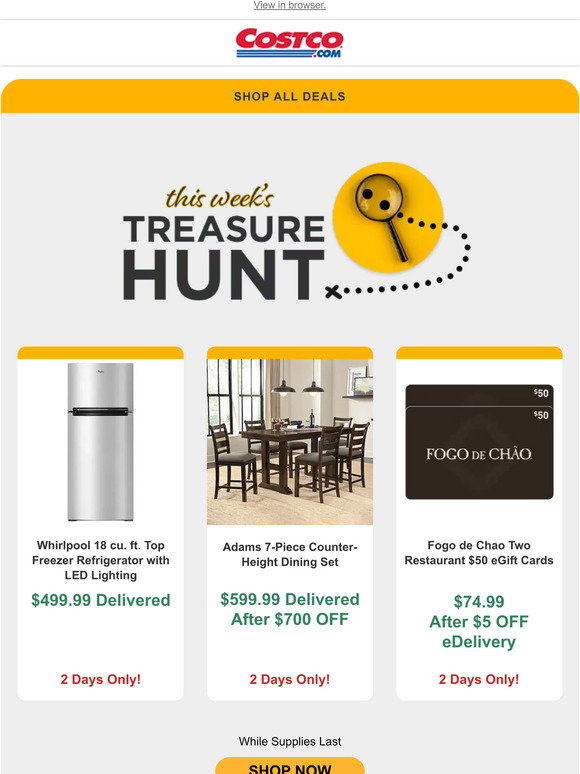 Costco Check Out This Week's Treasure Hunt! New and Unique Finds at