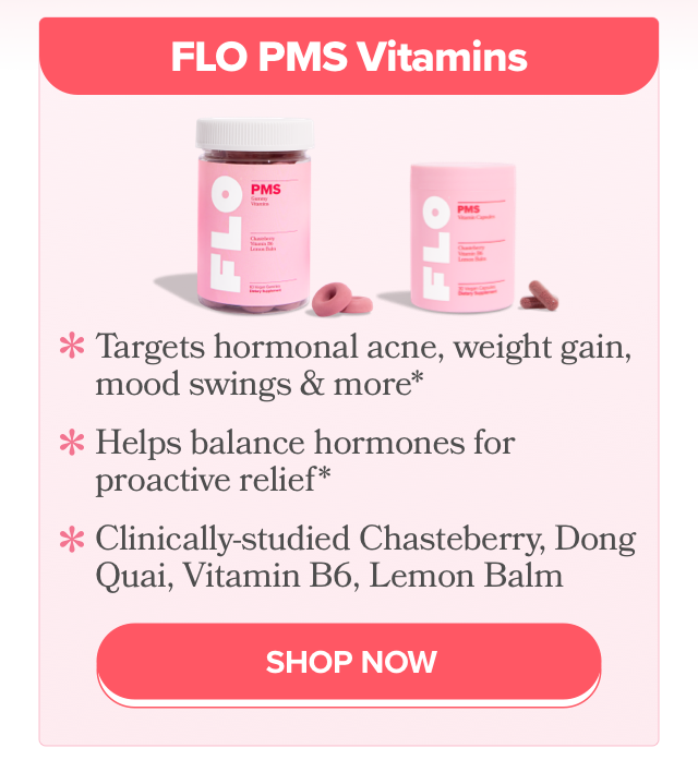 Flo Vitamins NEW Total PMS Relief Milled