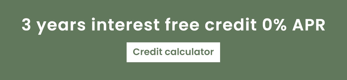 3 years interest free credit 0% APR