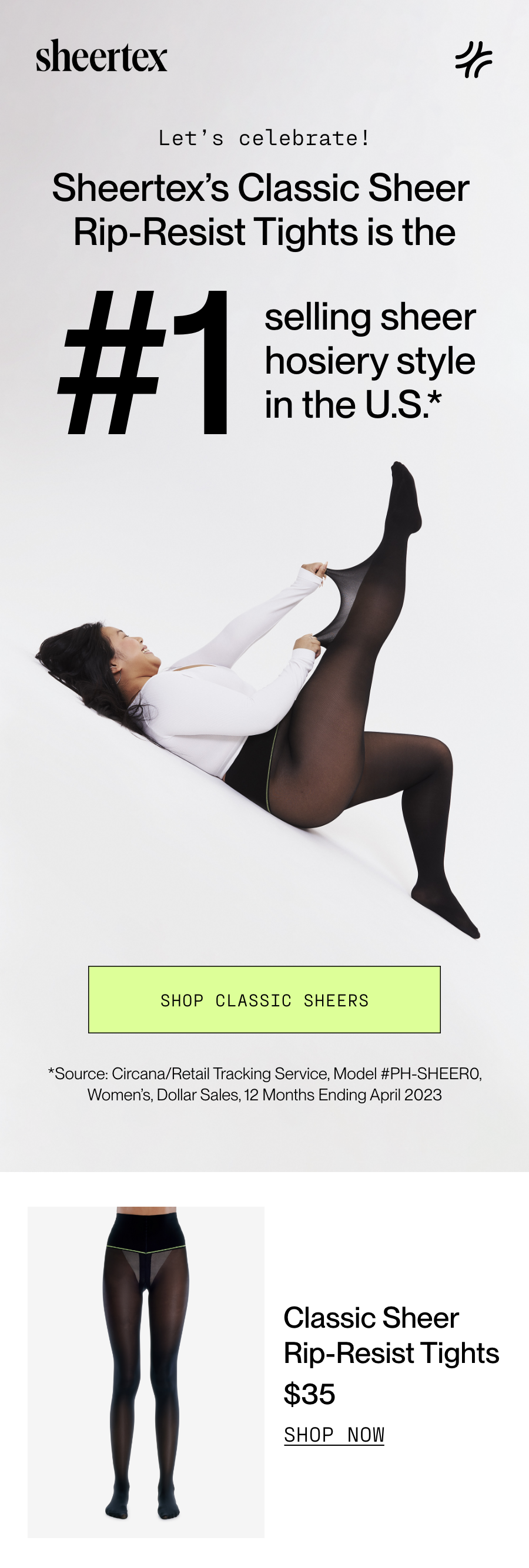 Sheertex: The BEST SELLING Sheer Tights In The U.S. | Milled