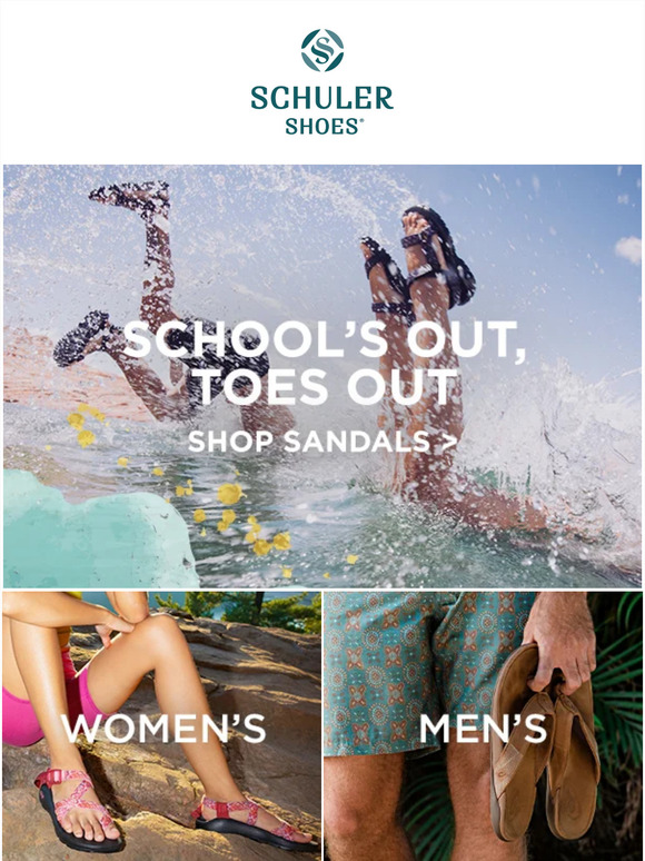 Schuler Shoes Start summer break in style Milled