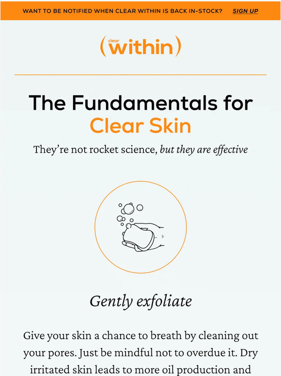 Want a natural path to clear skin?
