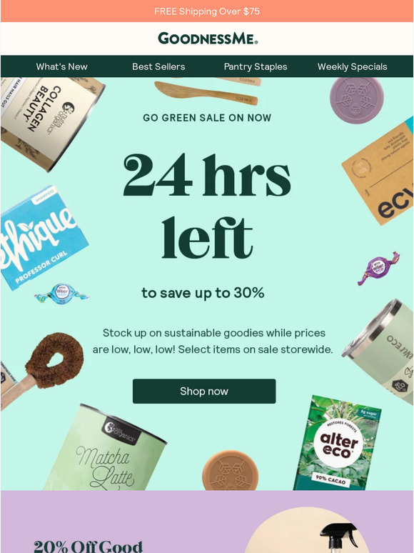 Up to 30% off ends Monday!