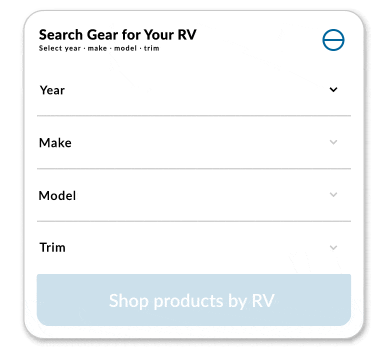 Digital Product Advisor - shop by RV type