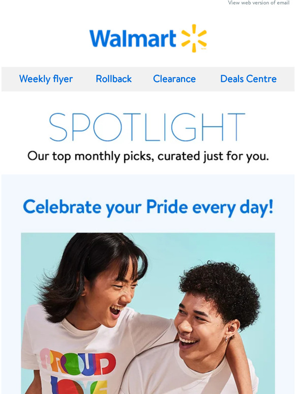 Walmart Celebrate Pride in every way, every day 🌈 Milled