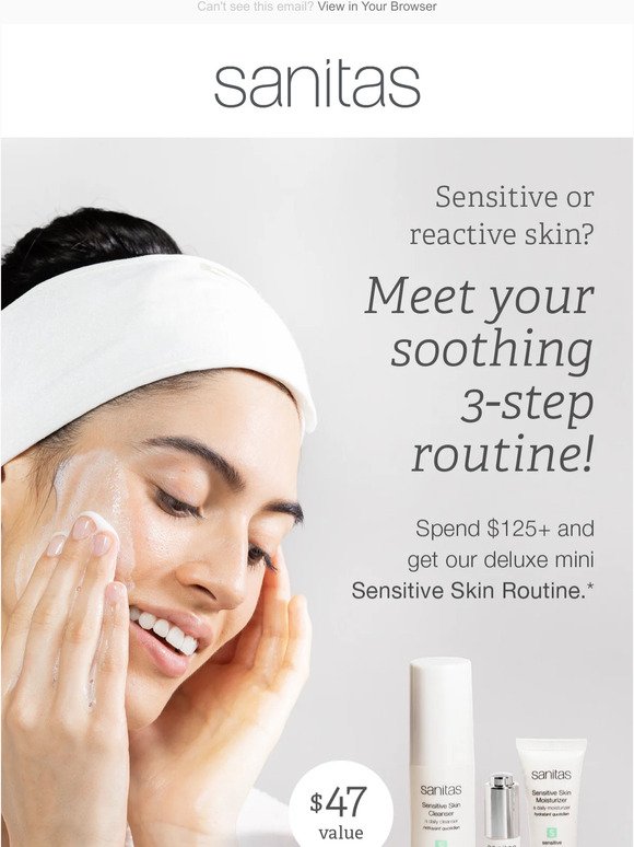 Seeing redness or reactive skin? Here’s the solution.