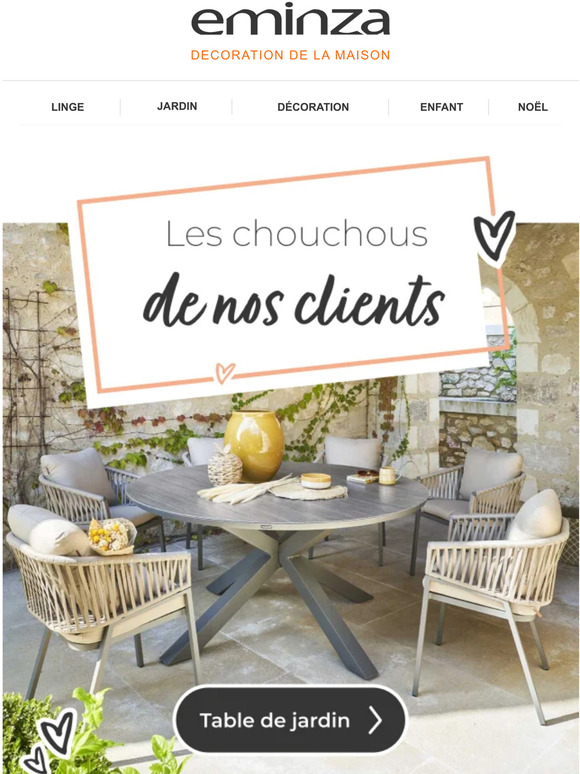 La sélection tables de jardin de la communauté Eminza