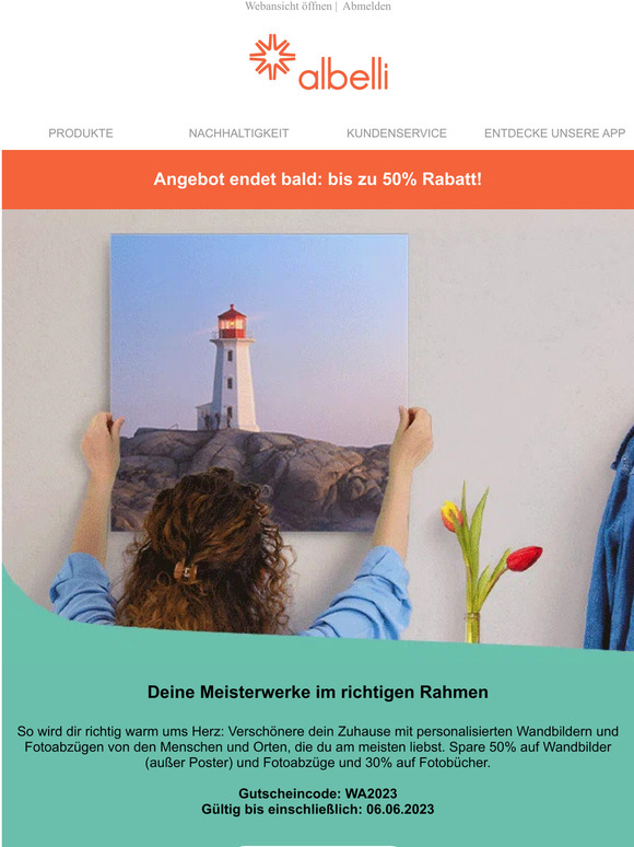 Angebot endet bald: bis zu 50% Rabatt!