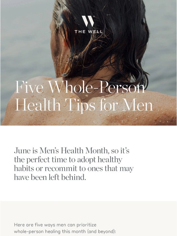 5 Whole-Body Health Tips for Men