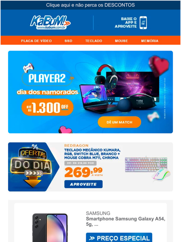 🚨 ATENÇÃO: Confira as MELHORES ofertas do KaBuM! 👉 Clique!